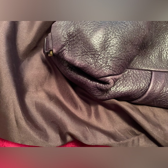 Deep Purple Coach Purse - Picture 7 of 15